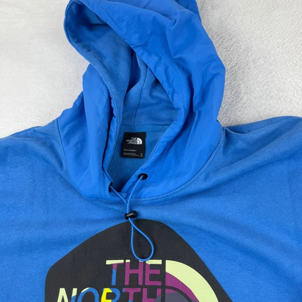 The North Face Hoodie Mens XL Blue Walls Are Meant For Climbing Graphic Pullover